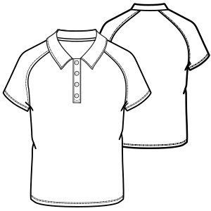 Fashion sewing patterns for MEN T-Shirts Base polo 695
